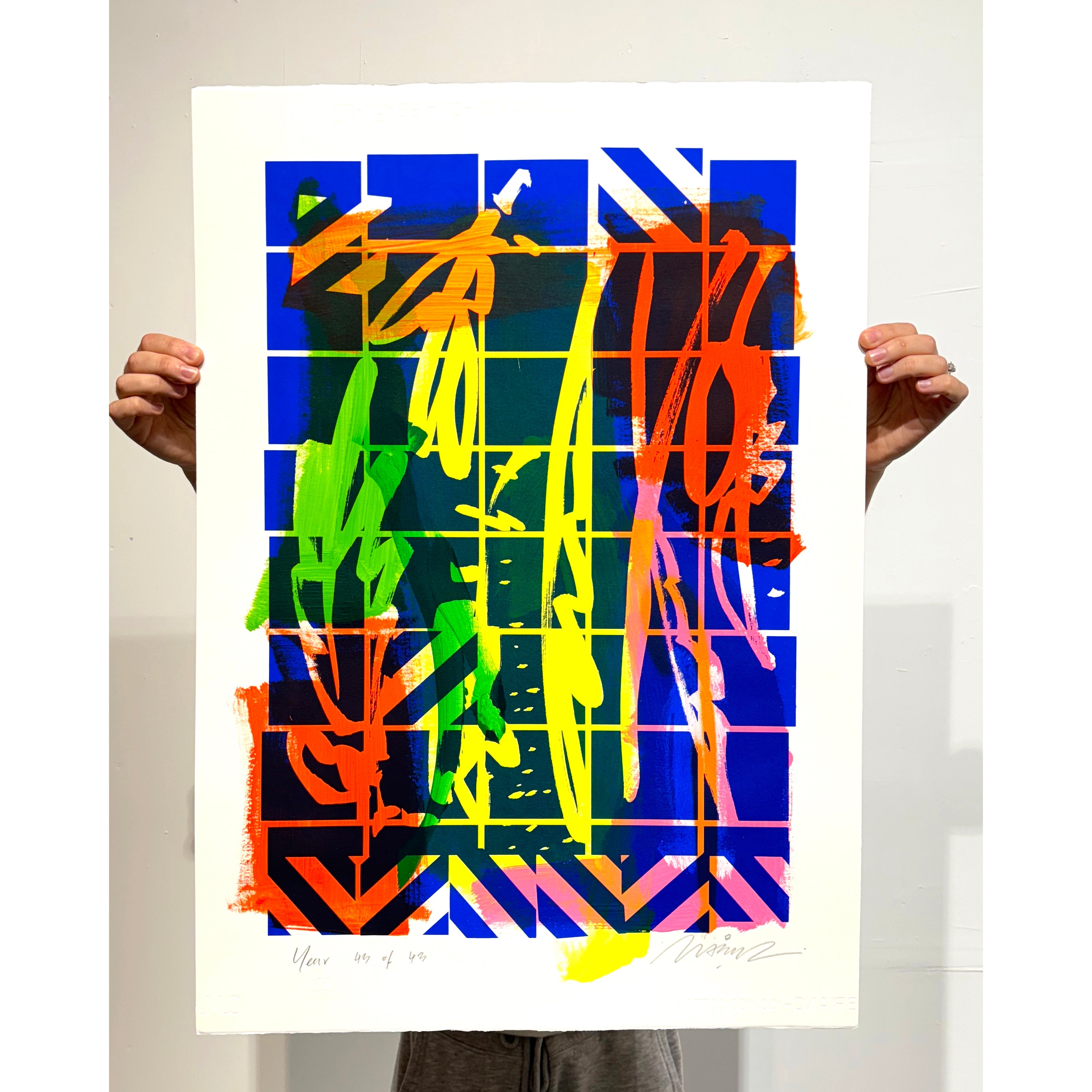 'Patterns in Time' Screenprint by Irish Artist Maser