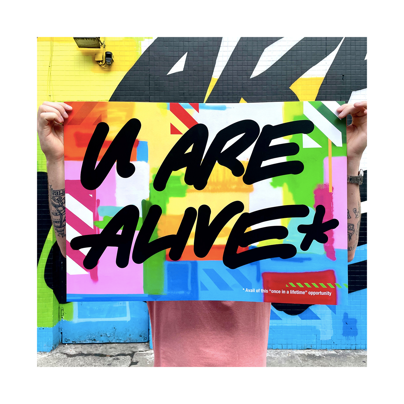 u are alive, mural, graffiti, street art, print by Maser, Maser Prints, Maser, Graffiti, Spray Paint, Irish Art, Street Art, Maser